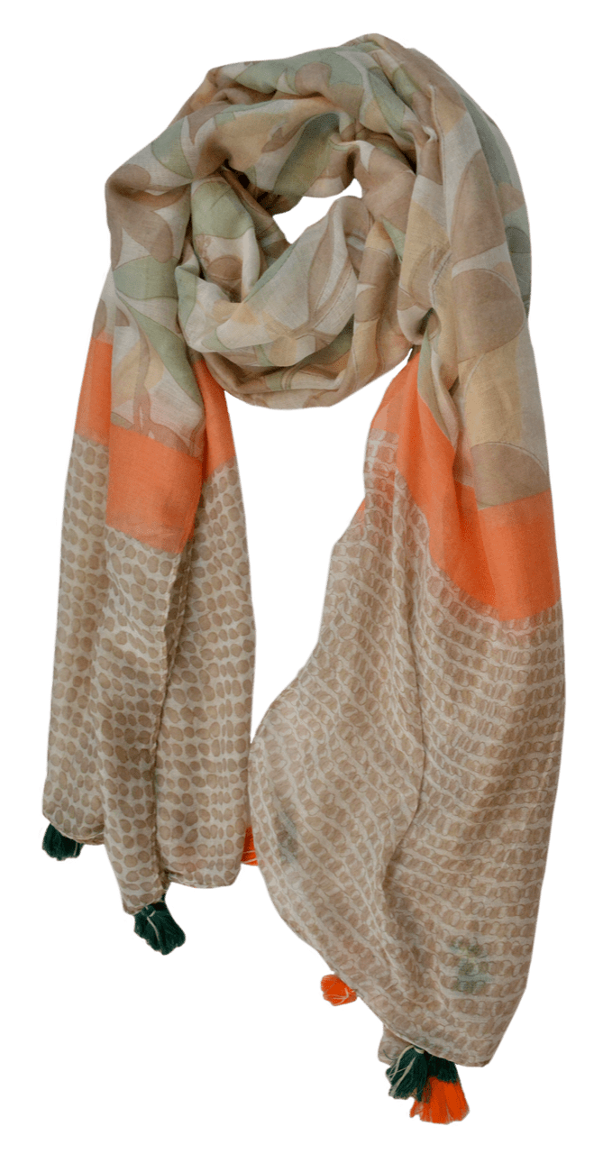 Floral Tassels Scarves - ElegantScarves.CA