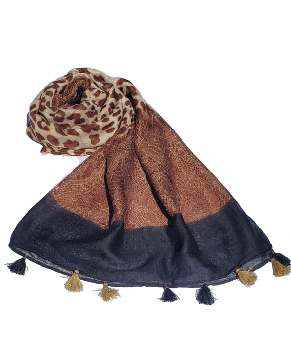 Printed Leopard Pattern Scarf - ElegantScarves.CA