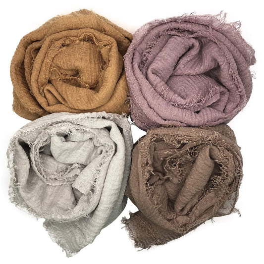 Crinkle Scarves Trends - When and How to Wear - ElegantScarves.CA