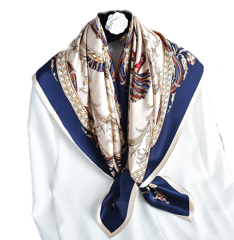 Premium Pure Square Silk Scarves - ElegantScarves.CA