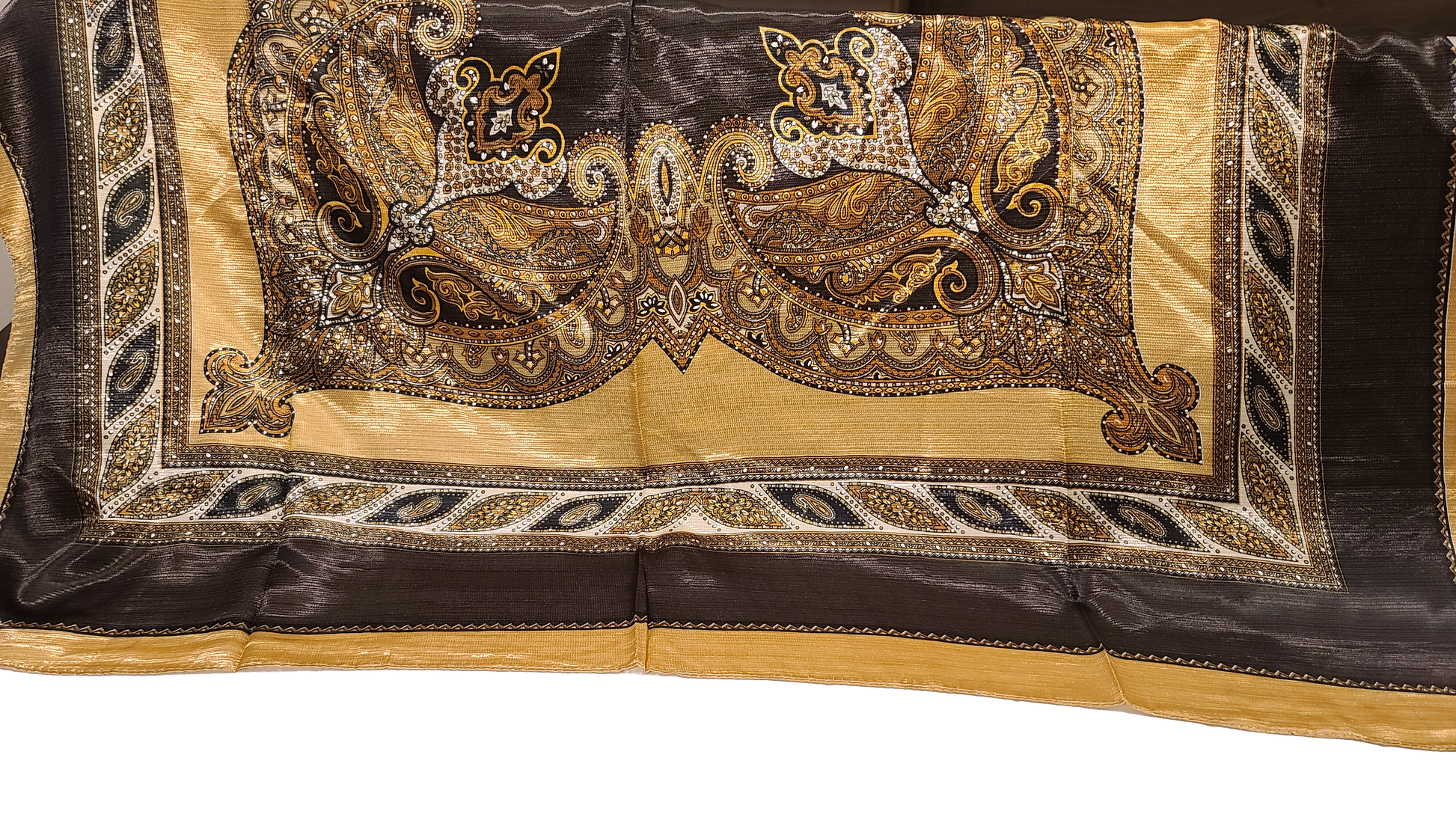 Printed Satin Silk Square Scarves - ElegantScarves.CA