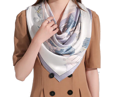 Premium Pure Square Silk Scarves - ElegantScarves.CA