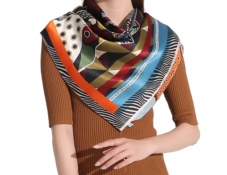 Premium Pure Square Silk Scarves - ElegantScarves.CA