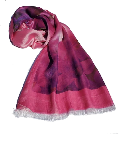 Digital Double Sided Silk Scarves - ElegantScarves.CA